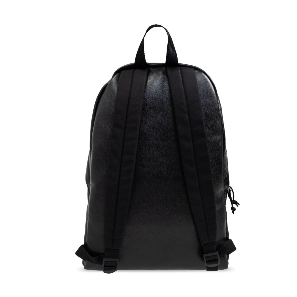 Balenciaga Zwarte Rugzak met Voorritsvak Black Heren