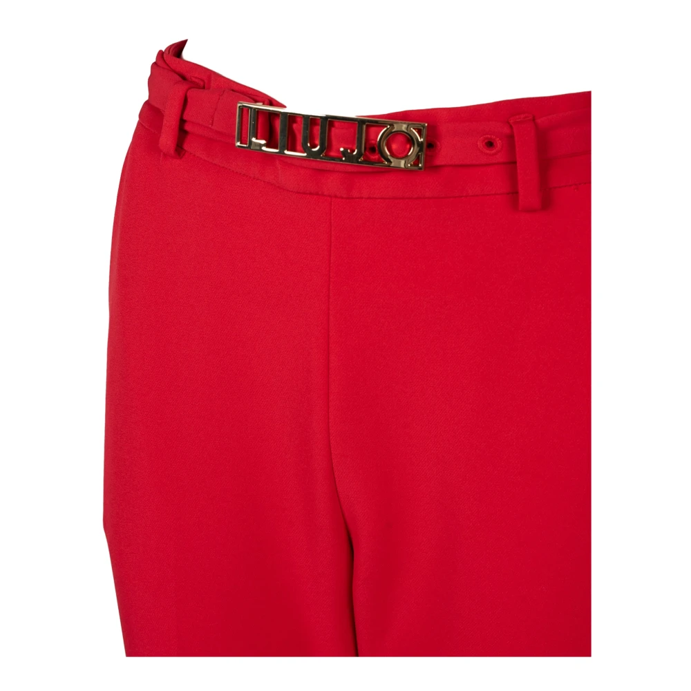 Liu Jo Elegante Slim Fit Broek Red Dames