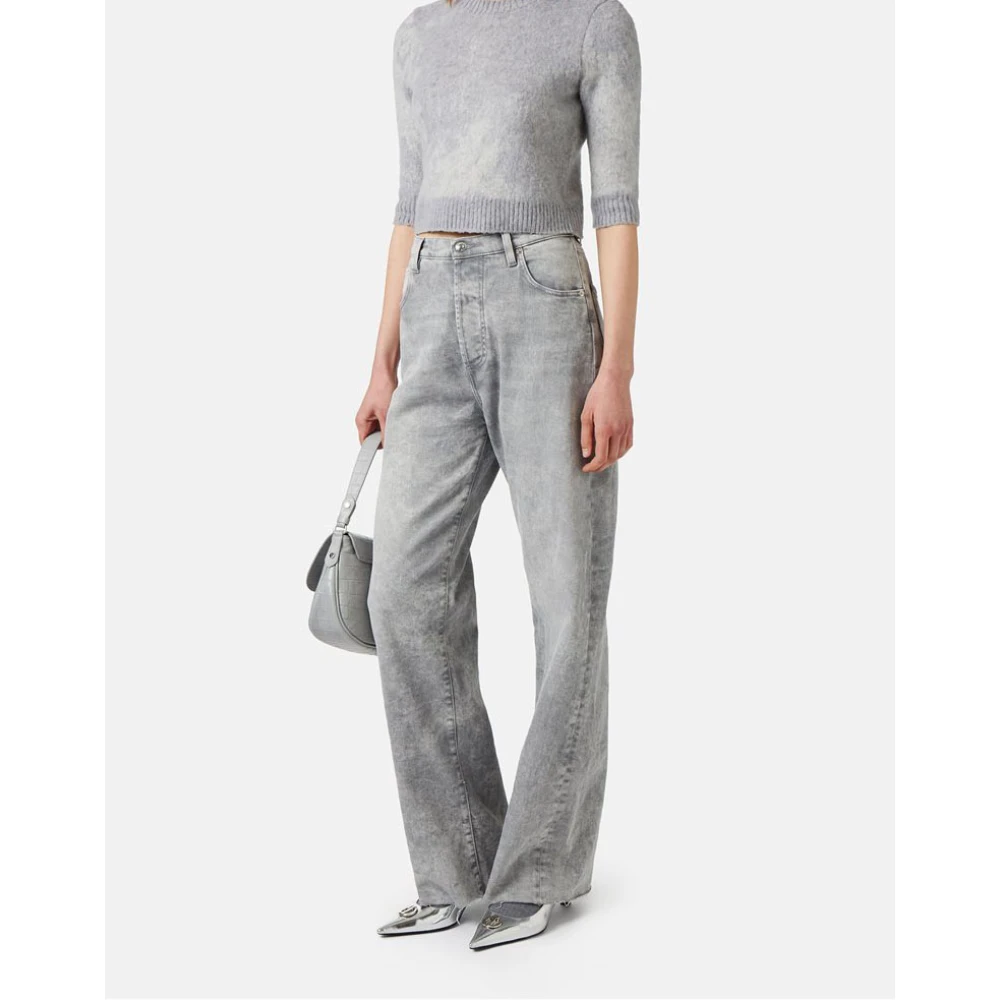 Iceberg Trui met ronde hals en slange-effect ontwerp Gray Dames