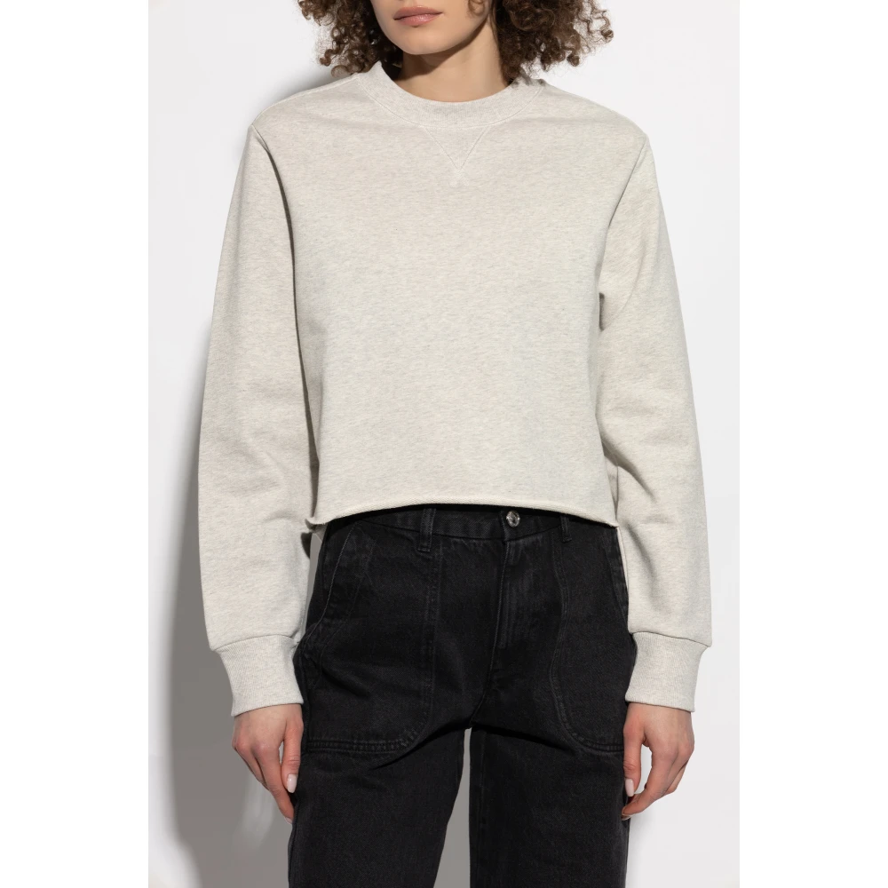 A.p.c. Sweatshirt Label Gray Dames