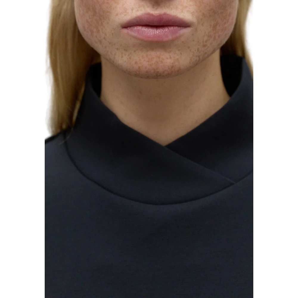 Ecoalf Zwarte sweatshirt voor vrouwen Black Dames