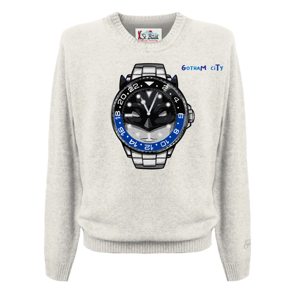 MC2 Saint Barth Witte Trui voor Mannen White Heren