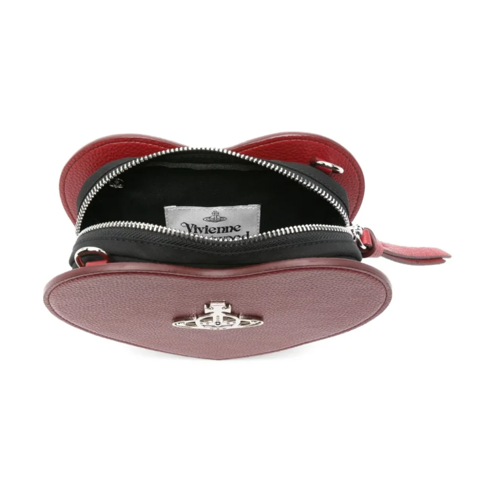 Vivienne Westwood Rode Heart Crossbody Tas Red Dames