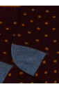 chaussettes-courtes-en-coton-bordeaux-a-pois-pour-femmes