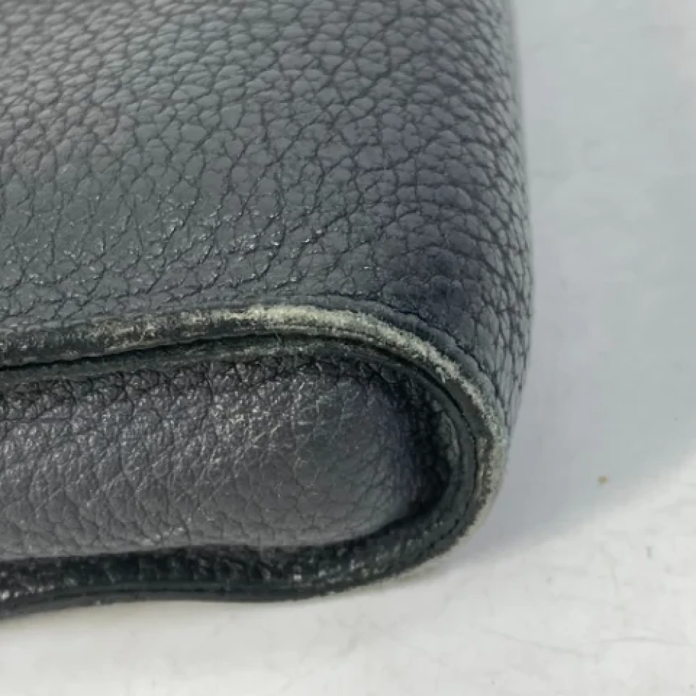 Hermès Vintage Pre-owned Leather clutches Gray Heren