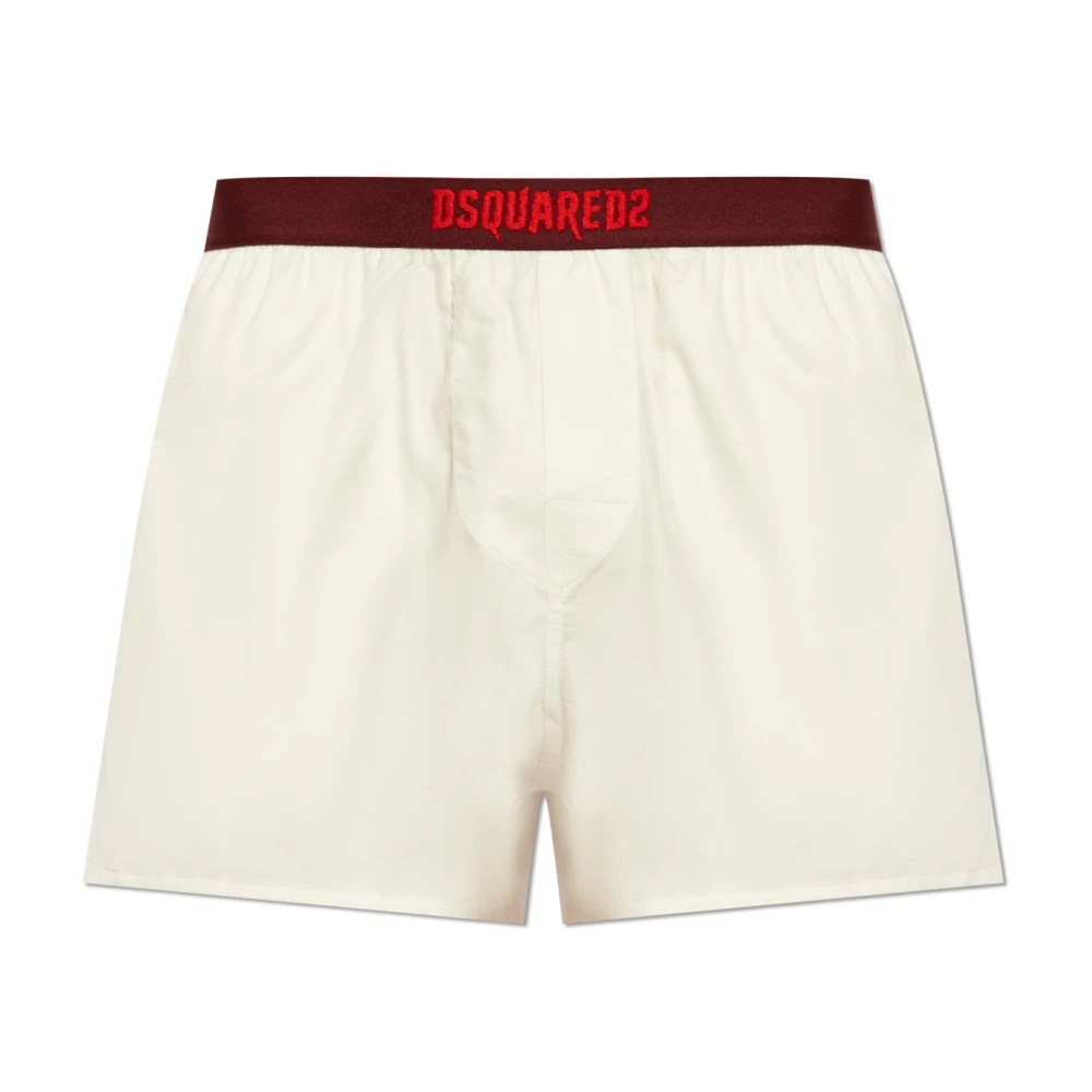 Dsquared2 Pyjamasbyxor med logotyp White, Herr