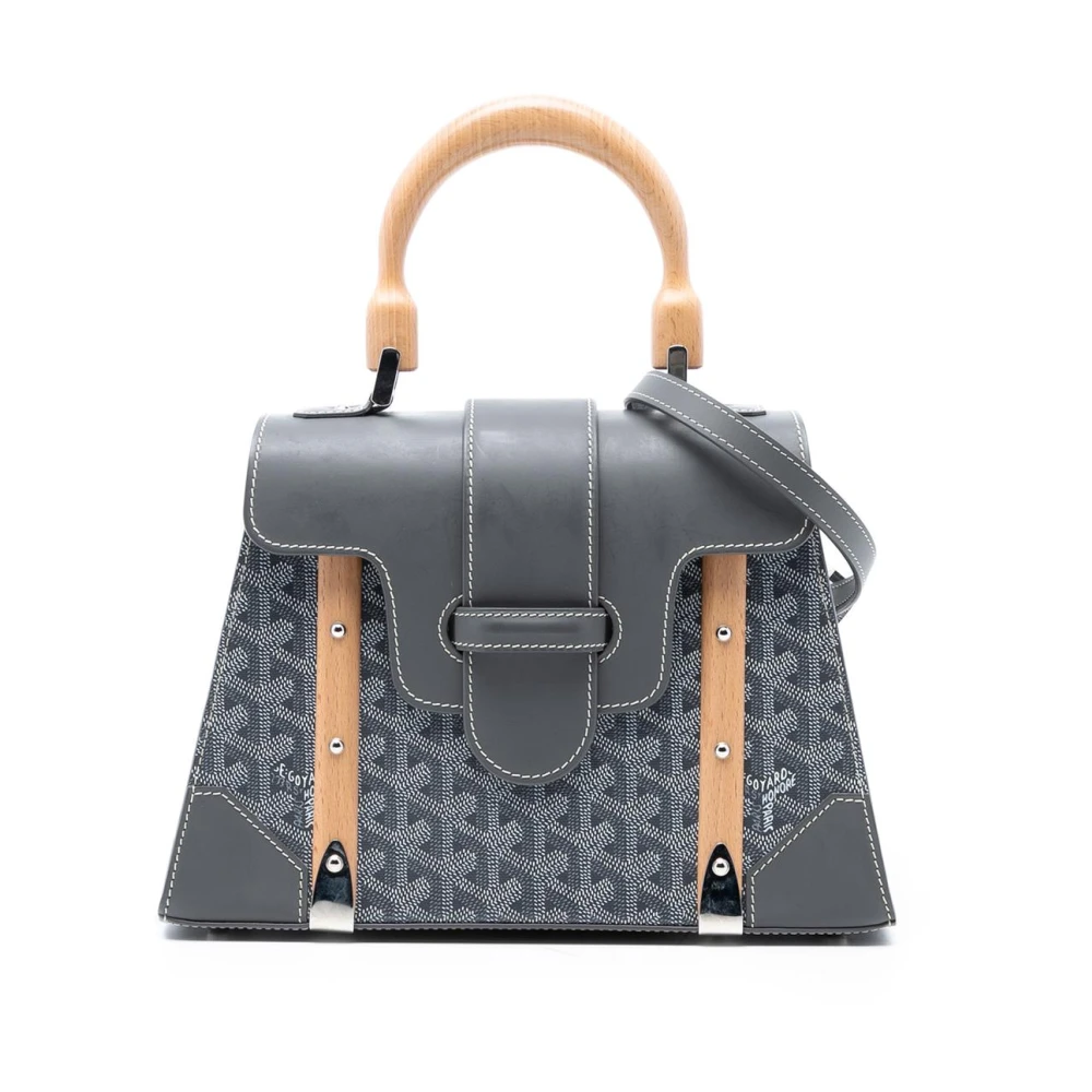 Goyard Vintage Women's Gray Pre-Owned Top Handle Structured Bag