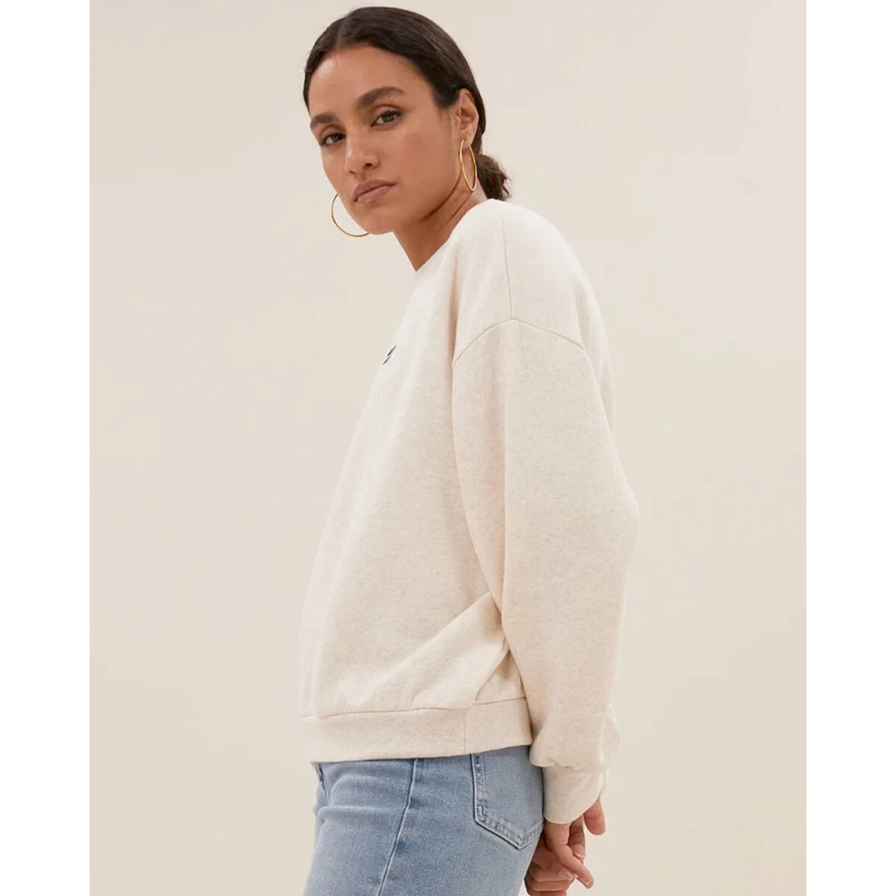 By-Bar Bibi Logo Sweater Beige Dames