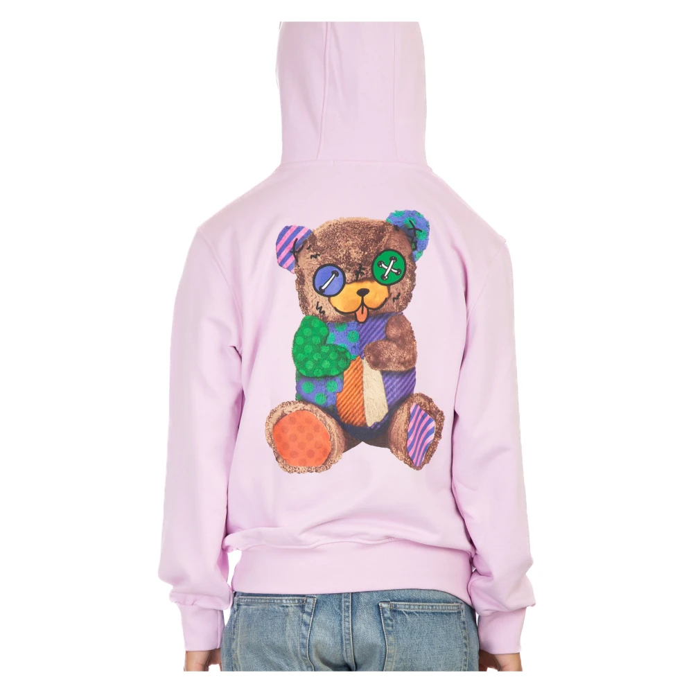 Barrow Teddy Hoodie Pink Heren
