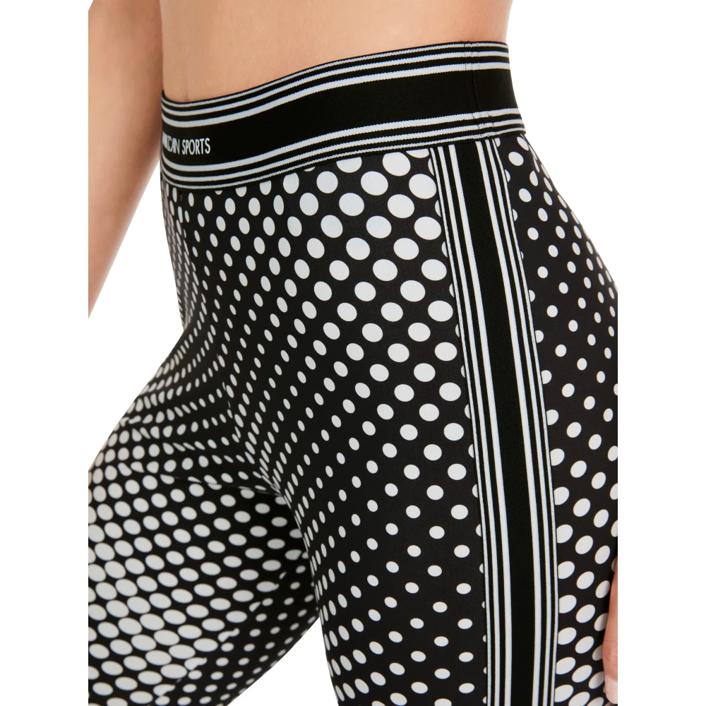 Marc Cain Grafische Leggings Model Santa FÈ Black Dames