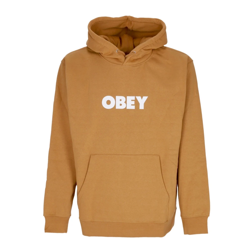 Obey Gedurfde Hood Premium Fleece Sweatshirt Bruin Brown Heren