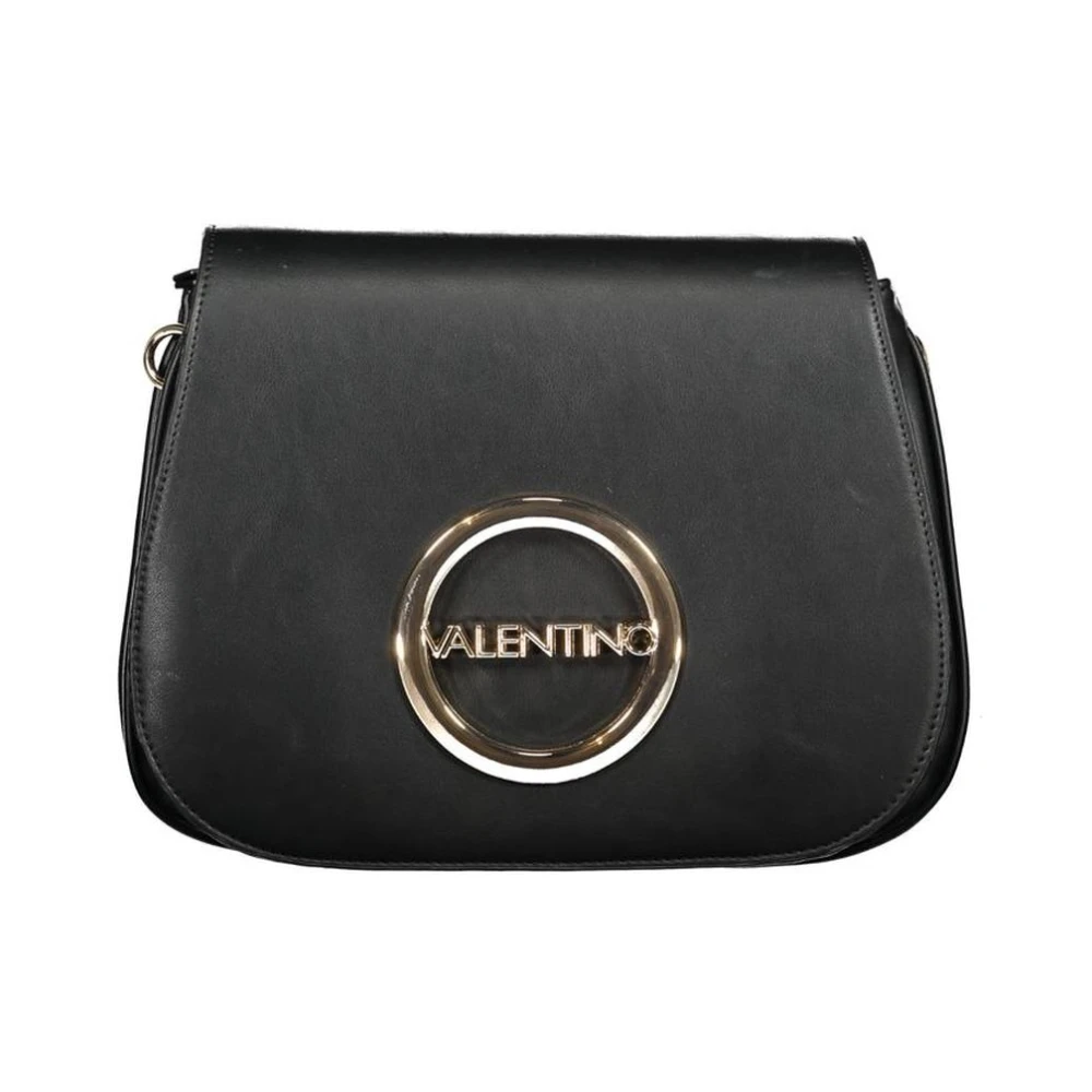 Valentino Women's Black Circle Logo Crossbody Bag - Cross Body Bags - One Size - Bags