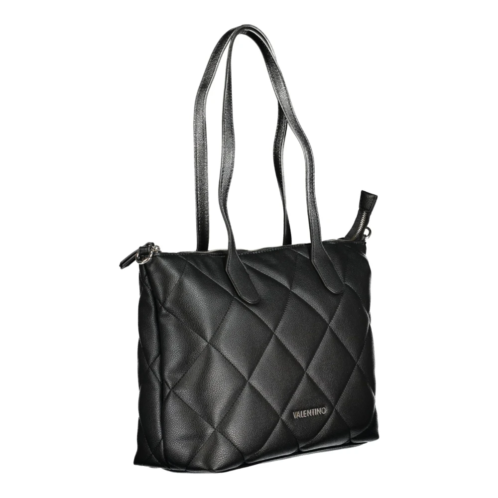 Valentino by Mario Valentino Zwarte Schoudertas met Kettinghandvat Black Dames