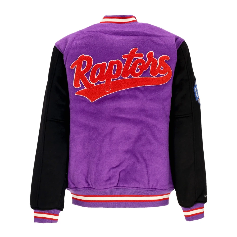 Mitchell & Ness Toronto Raptors Legacy Varsity Jack Paars Zwart Purple Heren