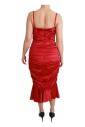 robe-rouge-en-soie-mermaid-fit-and-flare