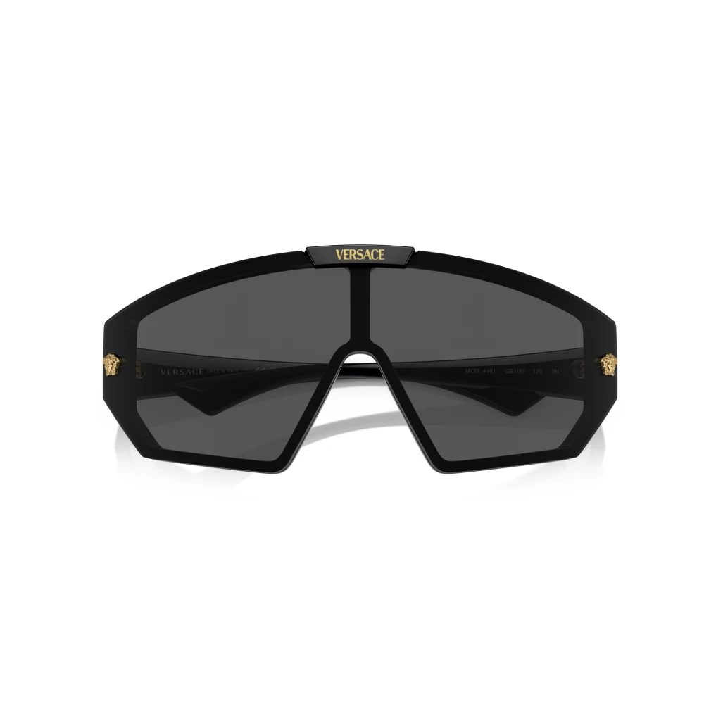 Versace Unisex Dark Grey,Mirror Gold Sunglass Ve4461 - Rahmenfarbe: Schwarz, Linsenfarbe: Dark Grey/Mirror Gold - Bild 5