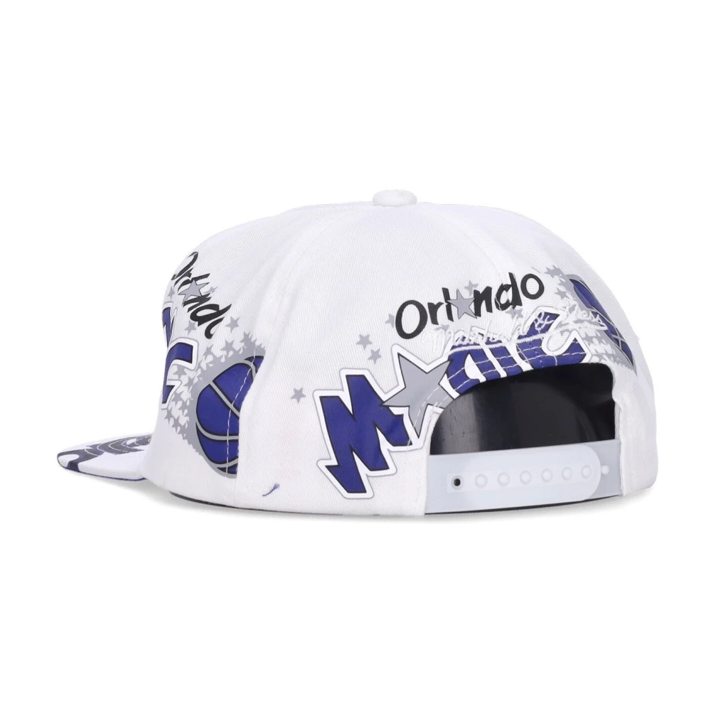 Mitchell & Ness Orlando Magic Platte Klep Pet Wit White Heren