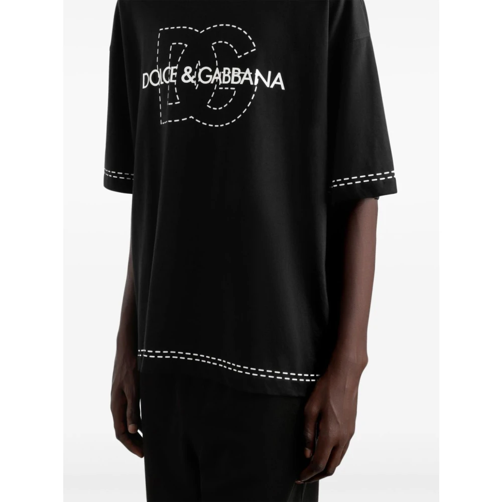 Dolce & Gabbana Zwart T-shirt Herenkleding Black Heren