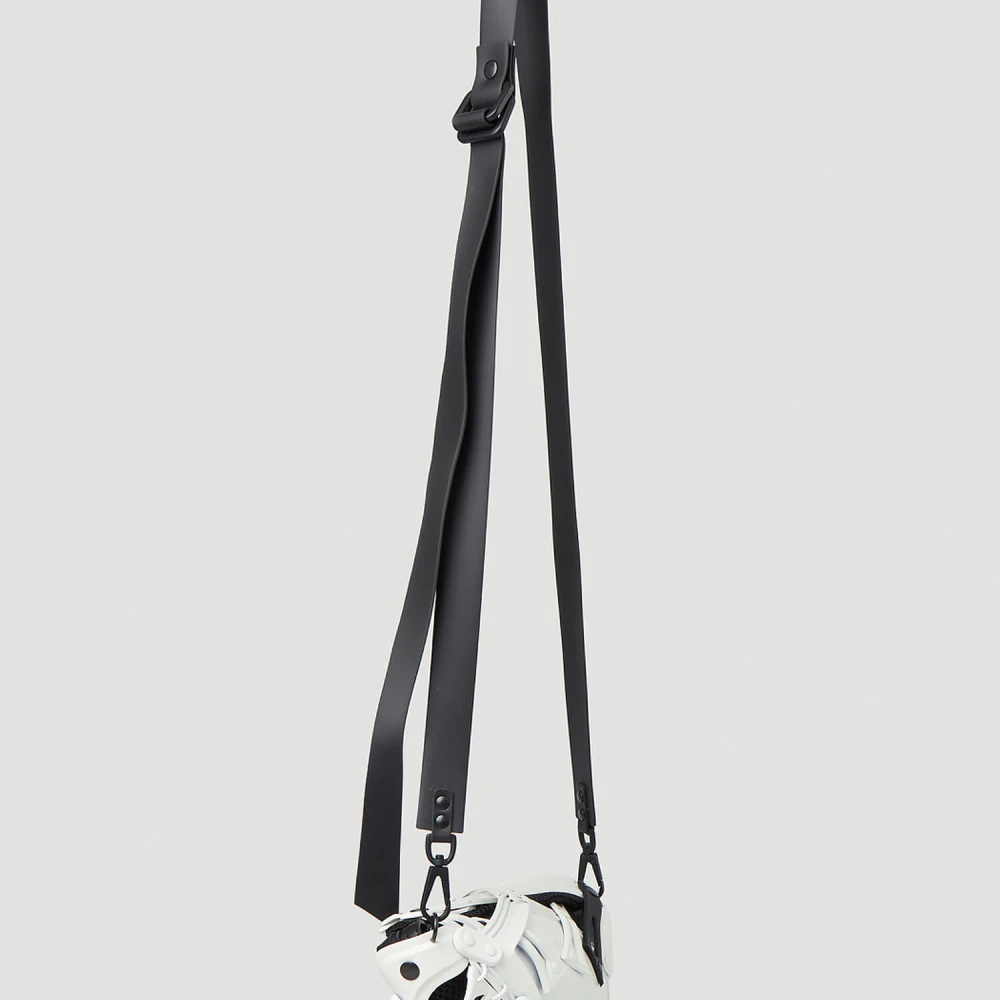 Innerraum Compacte Rubberen Crossbody Tas White Dames