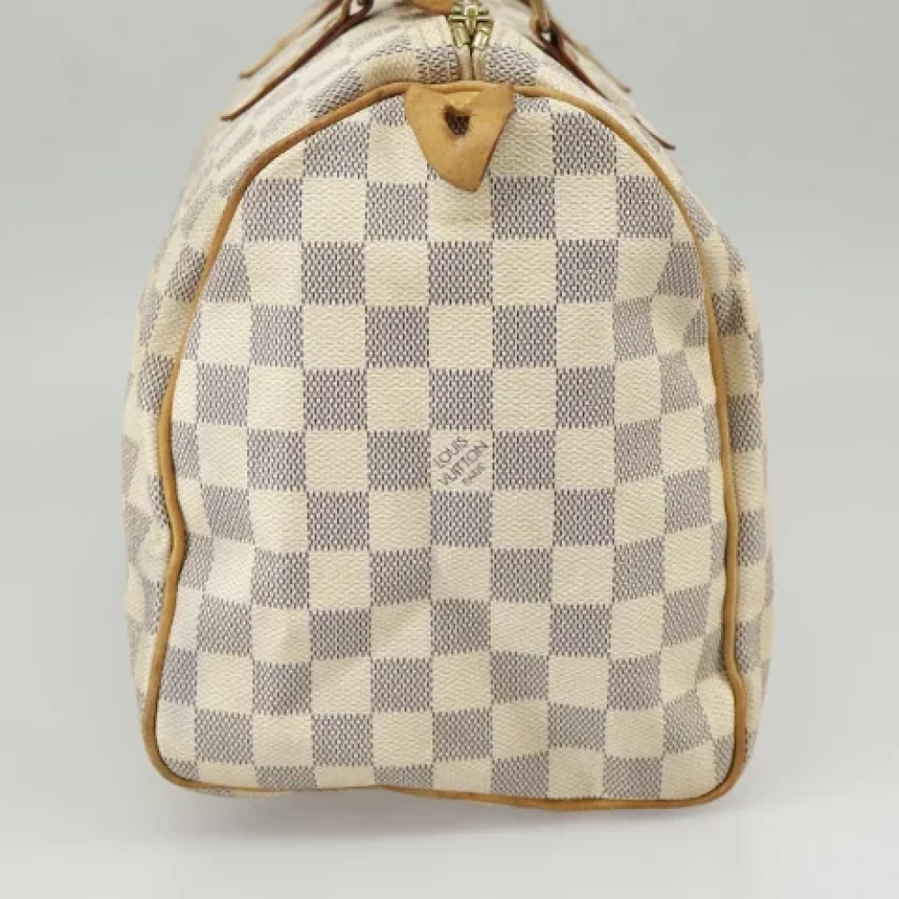 Louis Vuitton Vintage Pre-owned Canvas handbags White Dames