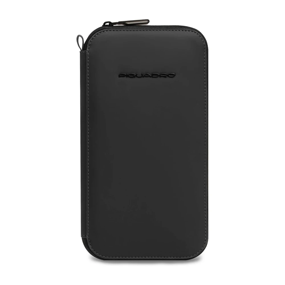 Piquadro Hombre Funda Para Pasaporte Con Cremallera