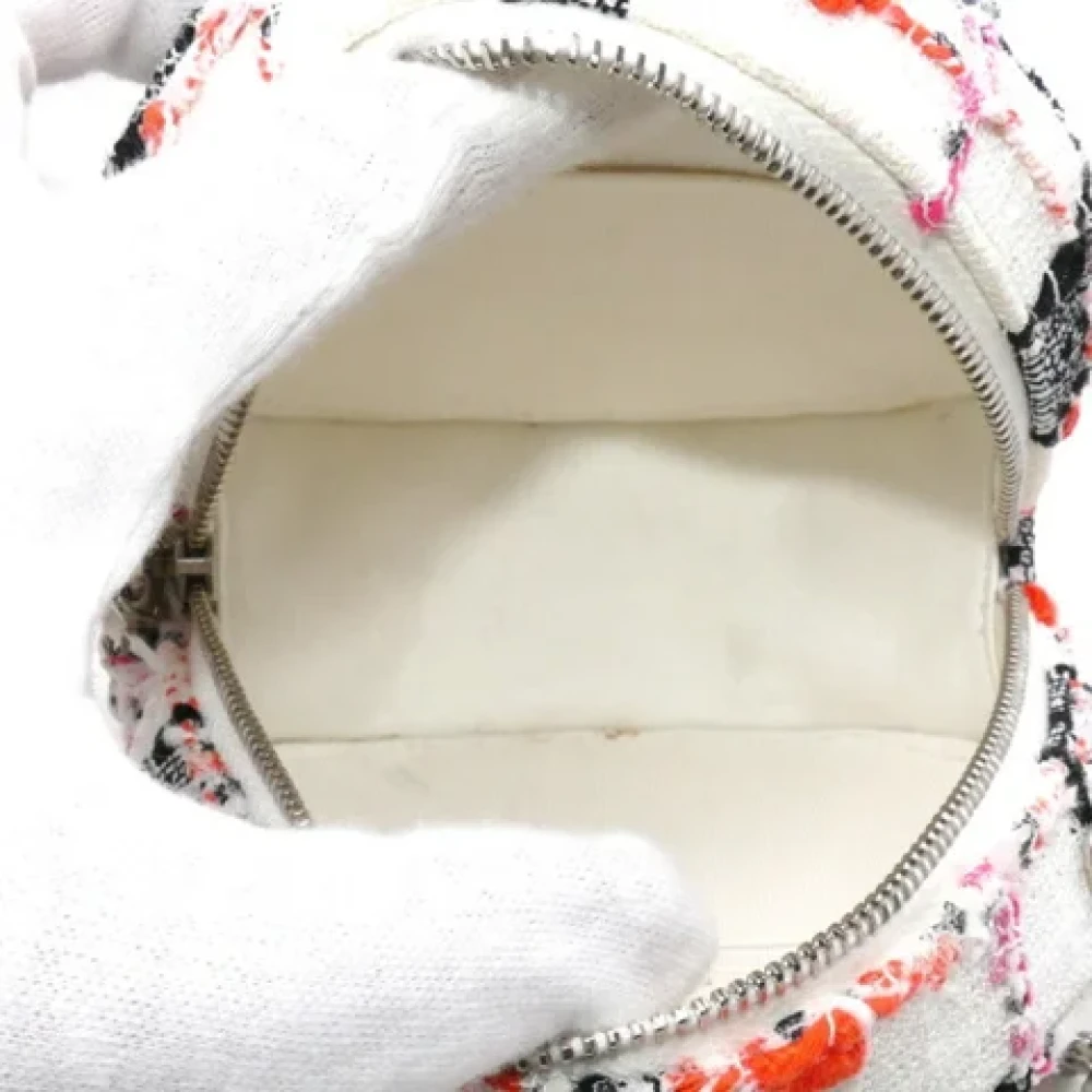 Chanel Vintage Pre-owned Fabric chanel-bags White Dames