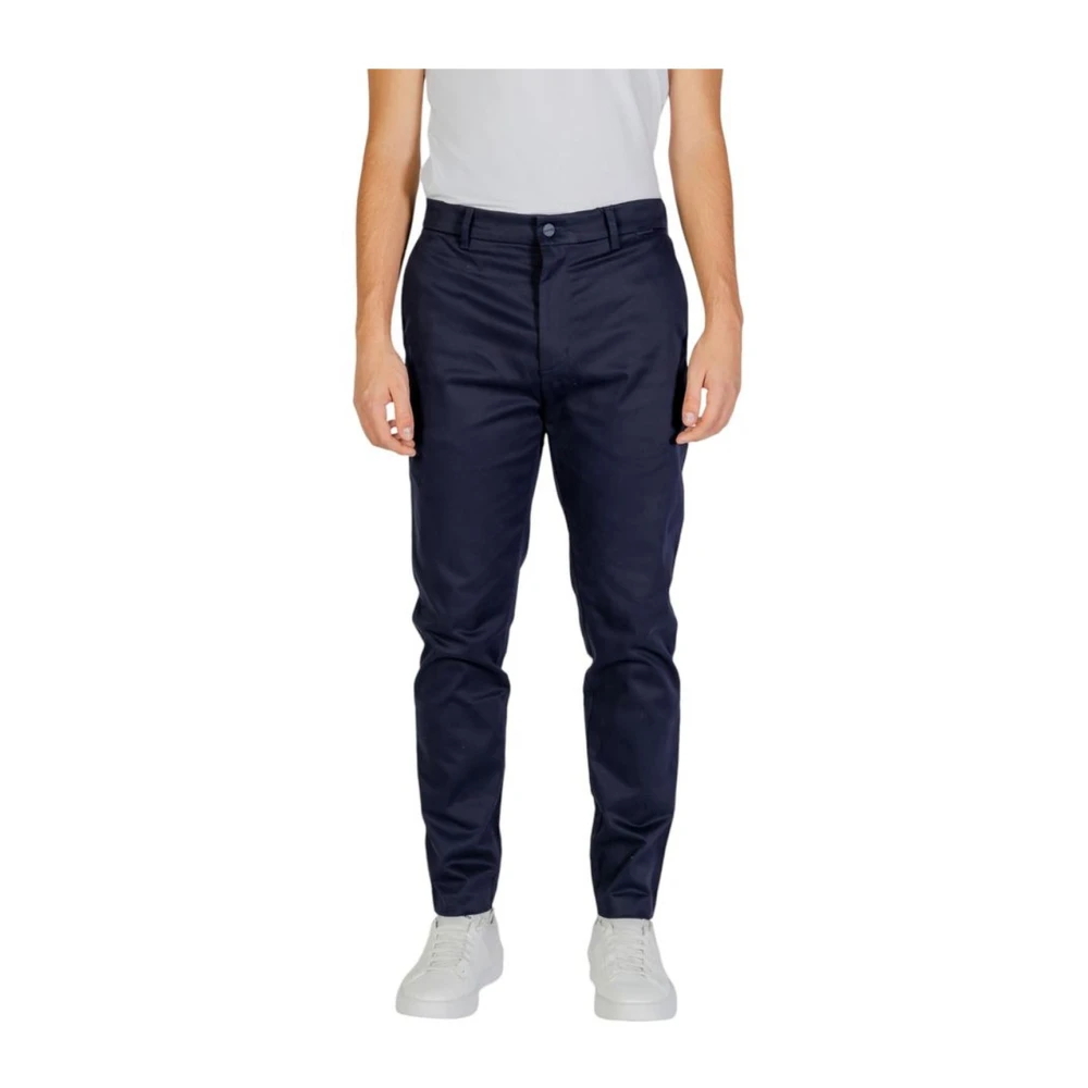 Calvin Klein Jeans Geregenereerde Katoenen Jeans & Broeken Collectie Blue Heren
