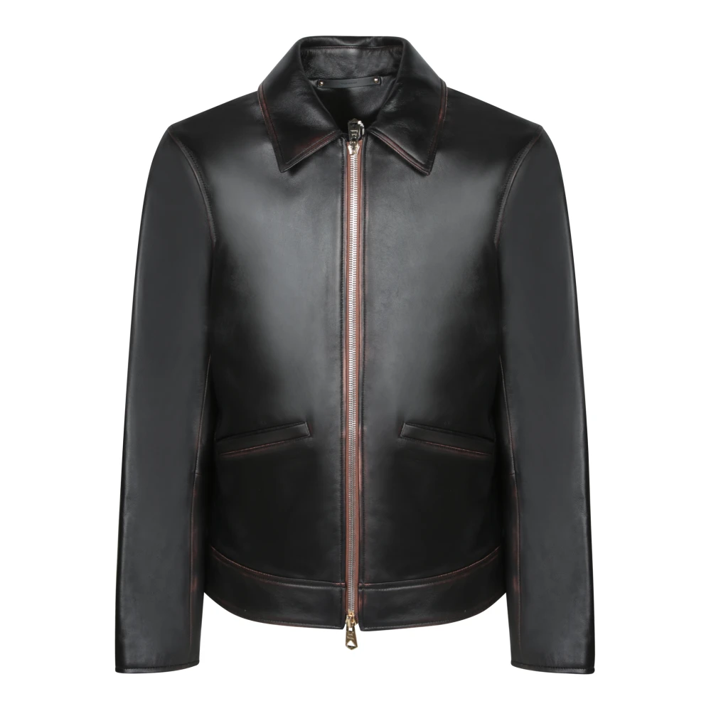 Jackets > Leather Jackets - - Paul Smith - Modalova