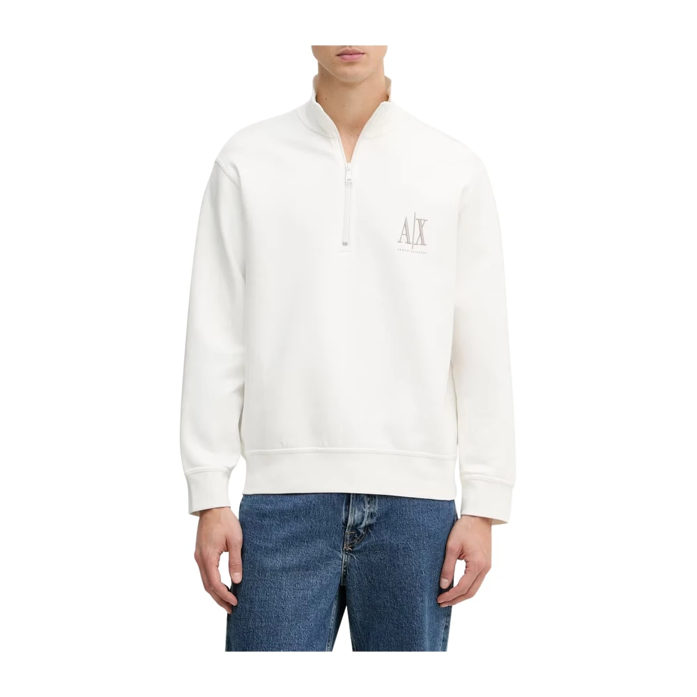 Armani Exchange , Herren, Sweatshirts & Hoodies, Weiß, L - Bild 2