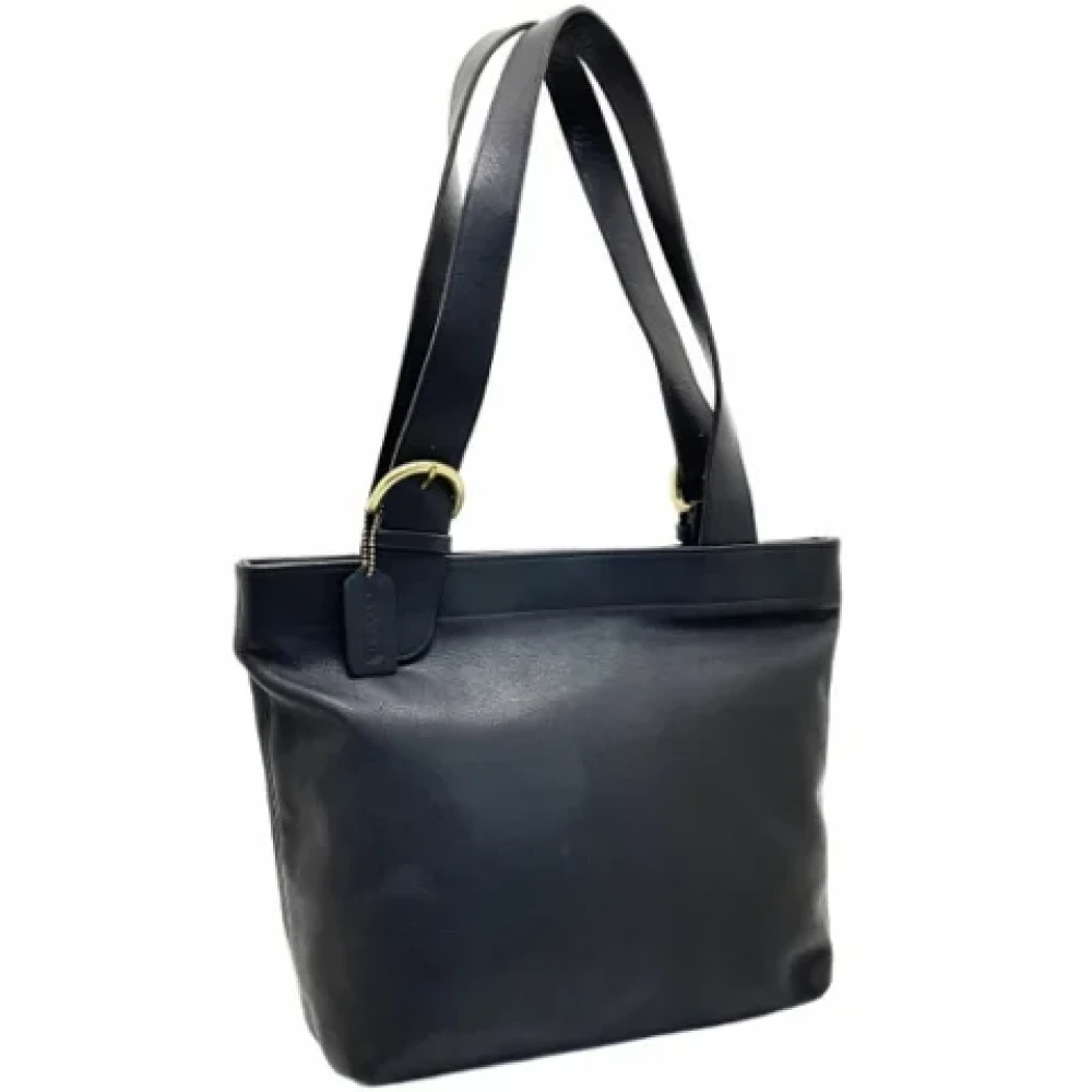 Coach Pre-owned Leather handbags Black Dames