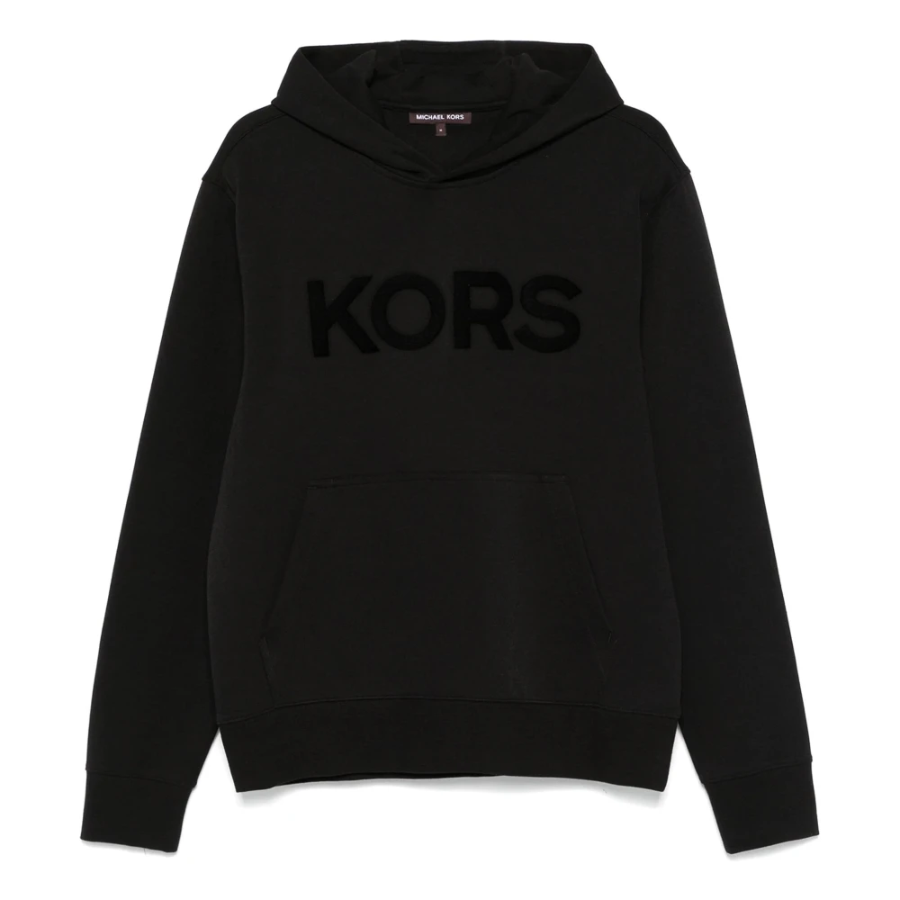 Michael Kors Men's Black Logo Hooded Jumper In - Hoodies - 2XL - Sweatshirts & Hoodies