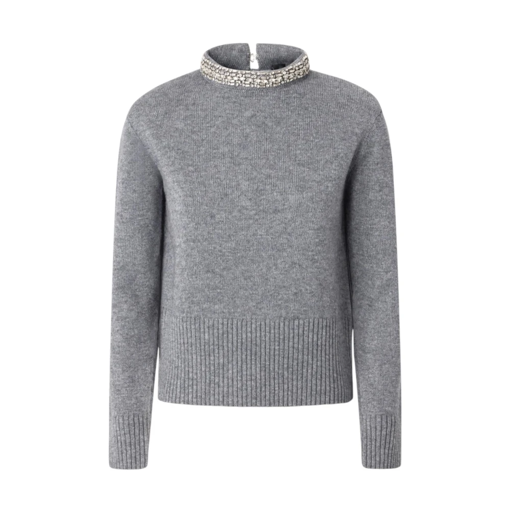 Pinko Turtleneck - Female - Turtlenecks - Gray - L - Knitwear - Image 2