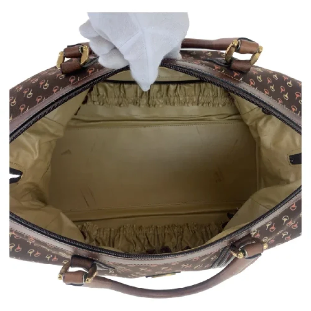 Gucci Vintage Pre-owned Canvas gucci-bags Brown Dames