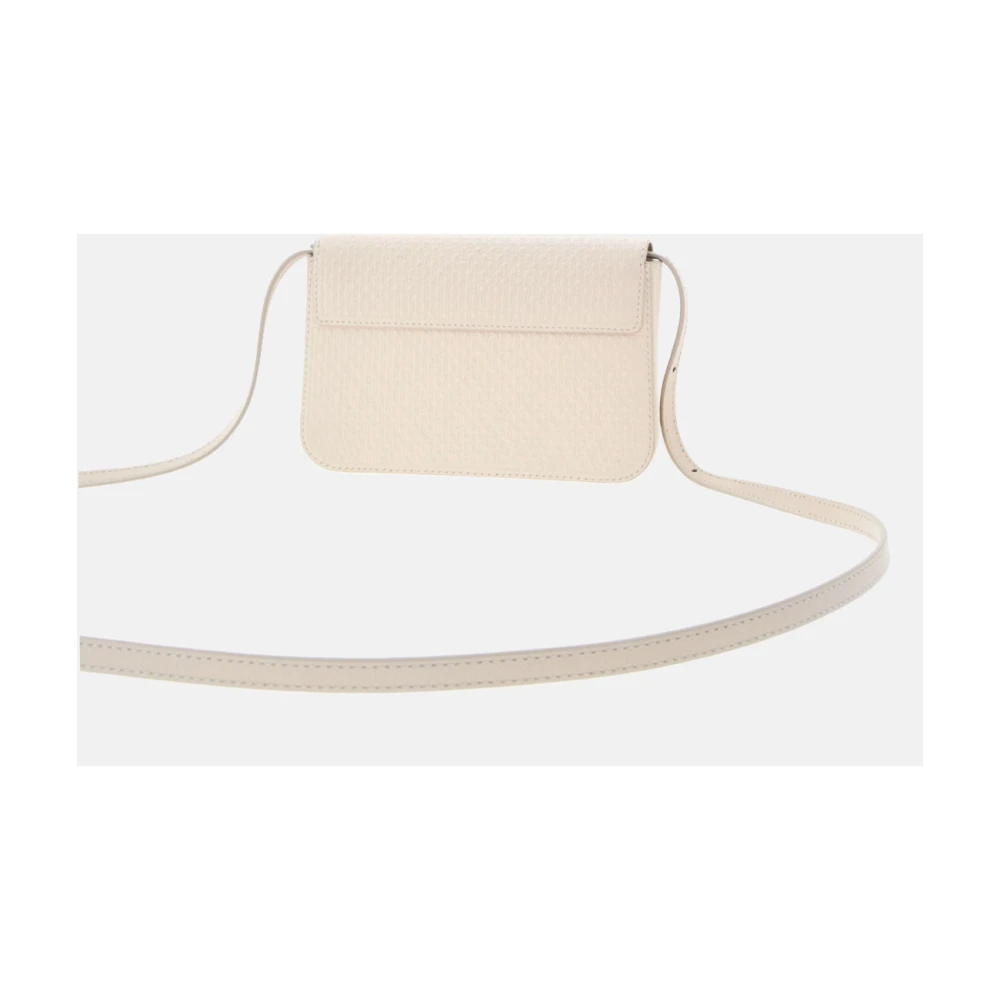 Carolina Herrera Magnolia Initials Insignia Crossbody Tas Beige Dames