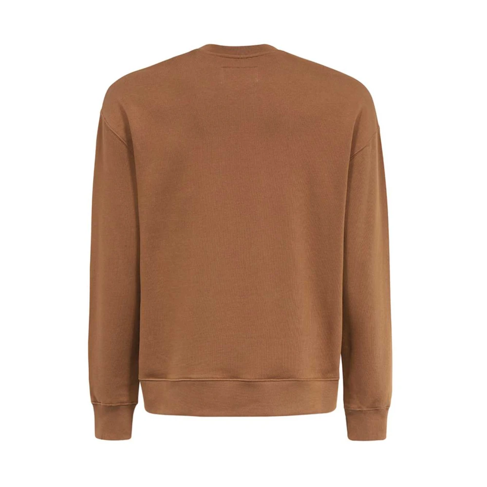 A-Cold-Wall Katoenen sweatshirt met logodetail Brown Heren