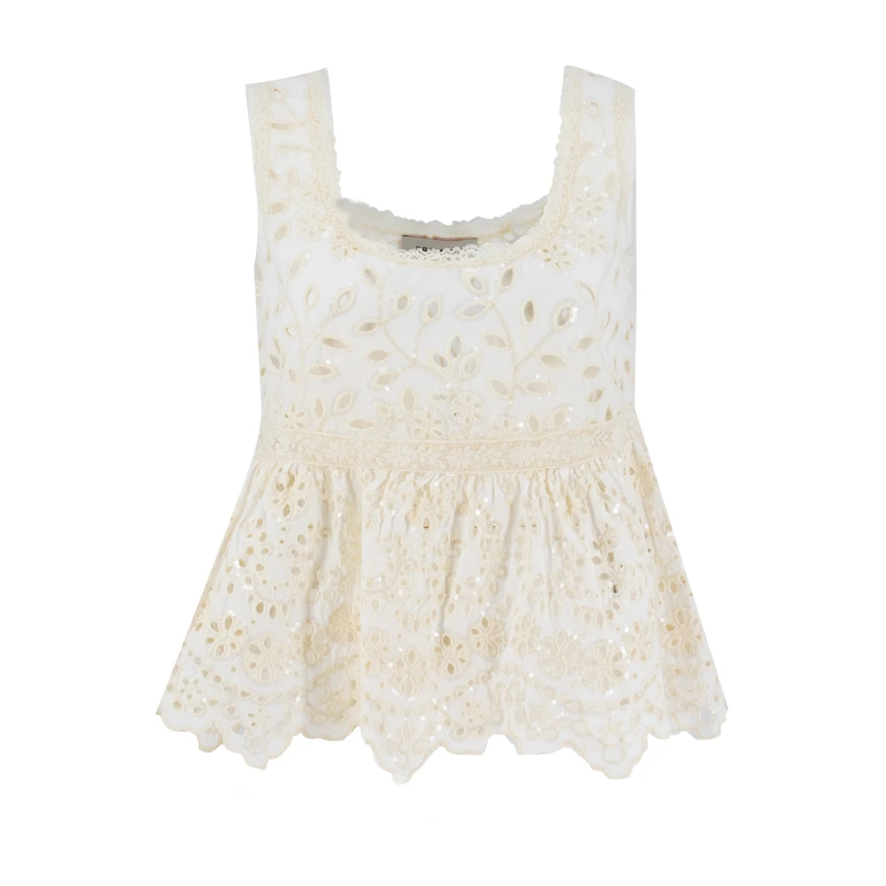 Tops > Sleeveless Tops - - Ermanno Scervino - Modalova