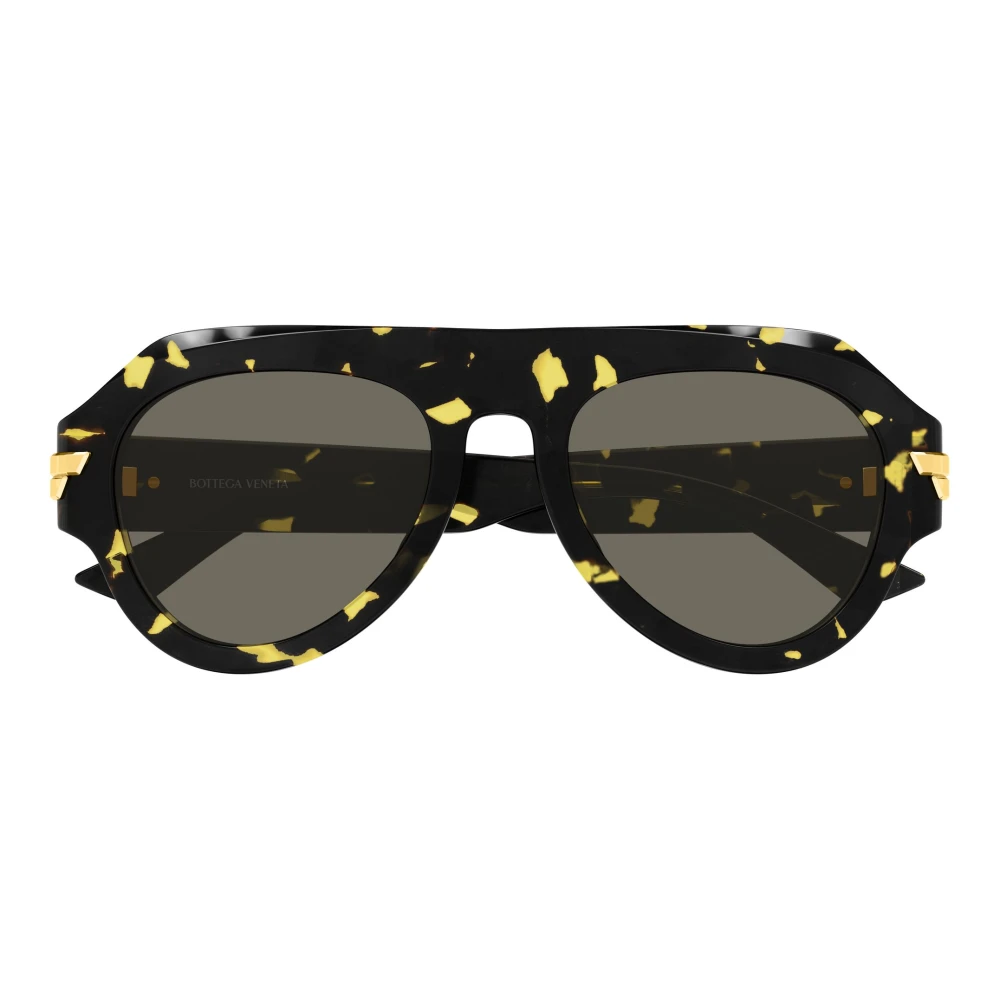 Bottega Veneta Mitre Aviator Sunglasses - Unisex - Sunglasses - Multicolor - 53 Mm - Accessories
