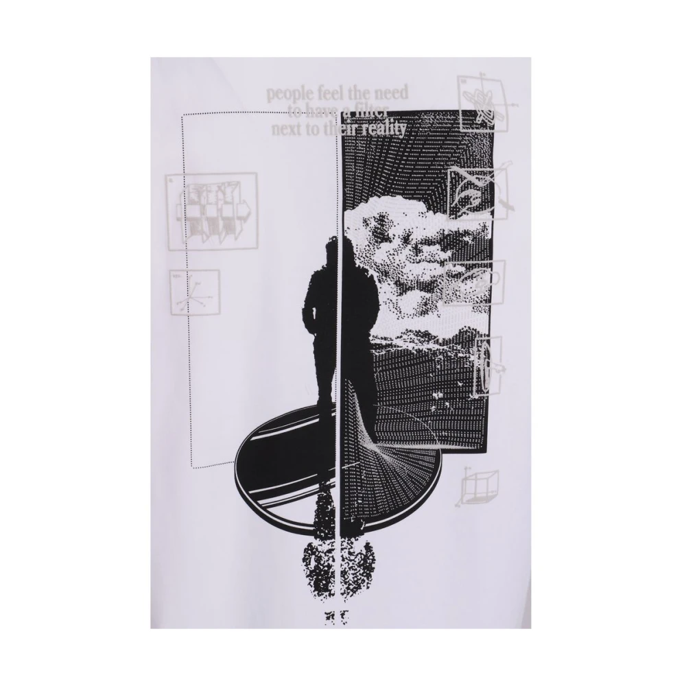 Daily Paper Monochrome Logo T-shirt White Heren