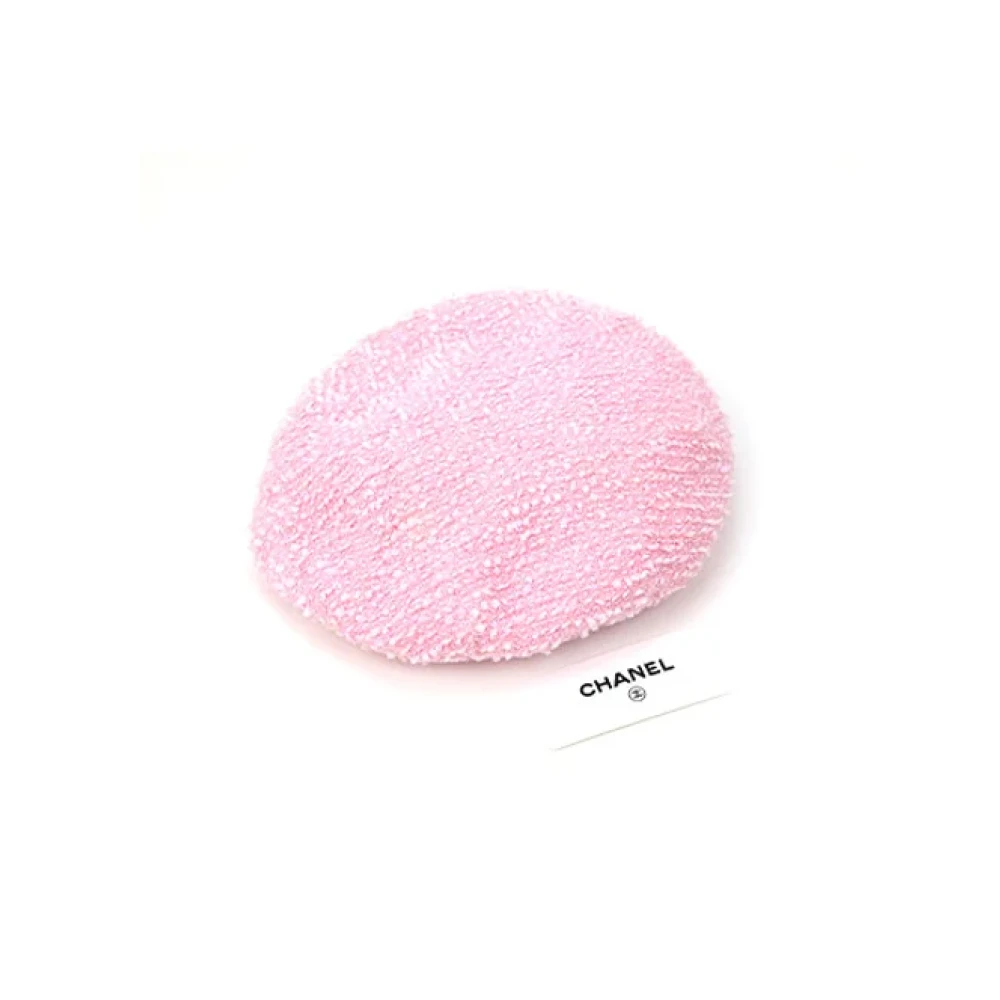 Chanel Vintage Pre-owned Fabric hats Pink Dames