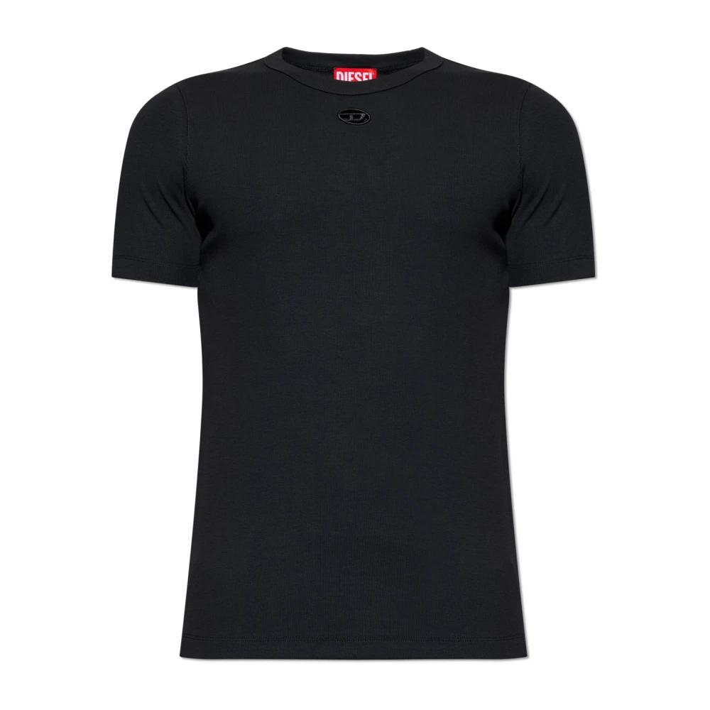 Diesel Men's Black T-Shirts, S, Top T-Ribber-Dco
