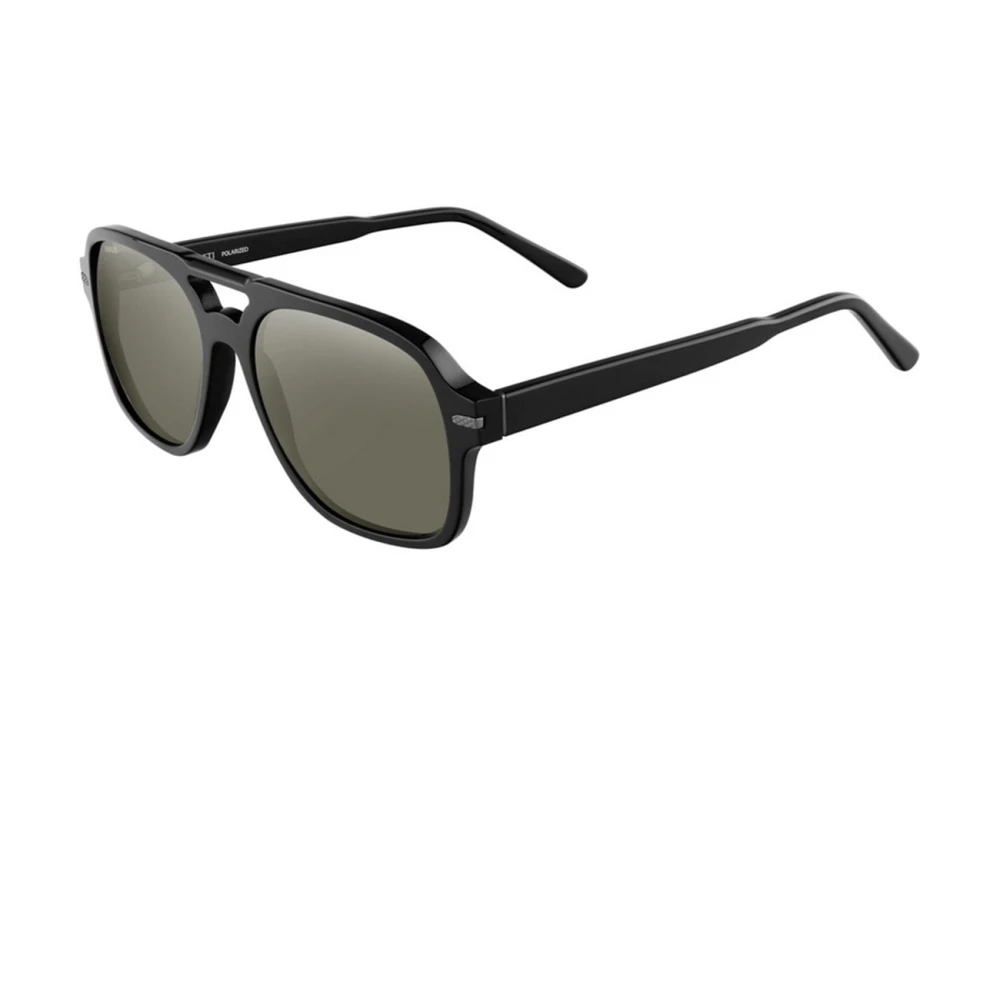 Serengeti Unisex Black Sunglasses, 57 Mm, Marco Sunglasses