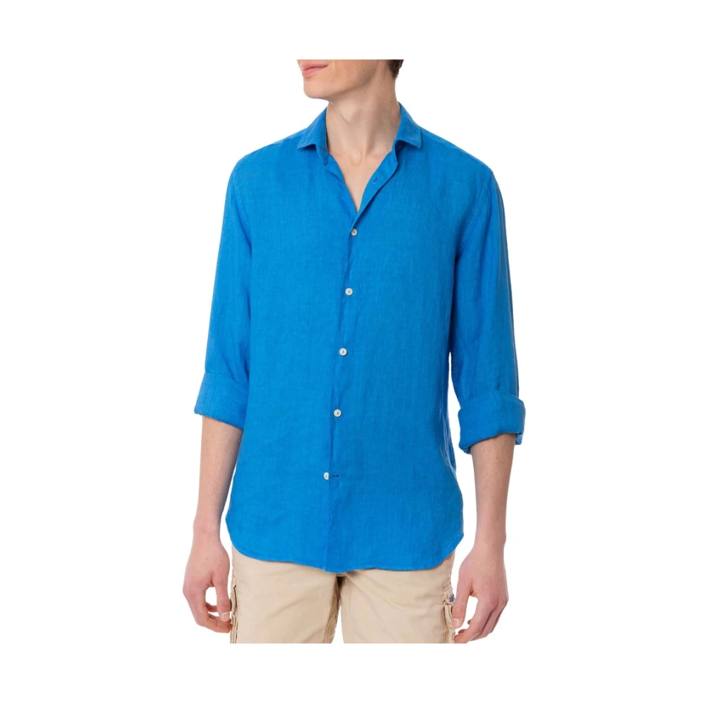 MC2 Saint Barth Pamplona Overhemd Blue Heren