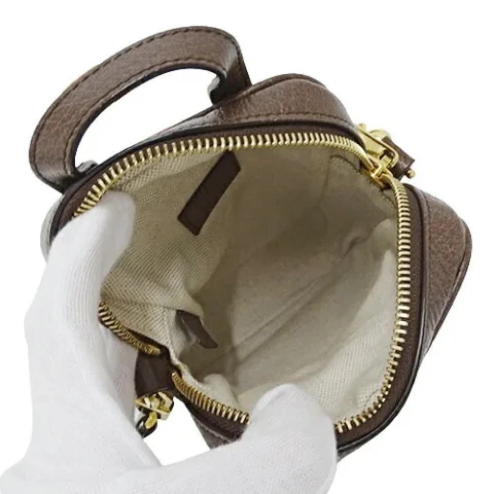 Gucci Vintage Pre-owned Canvas shoulder-bags Beige Dames