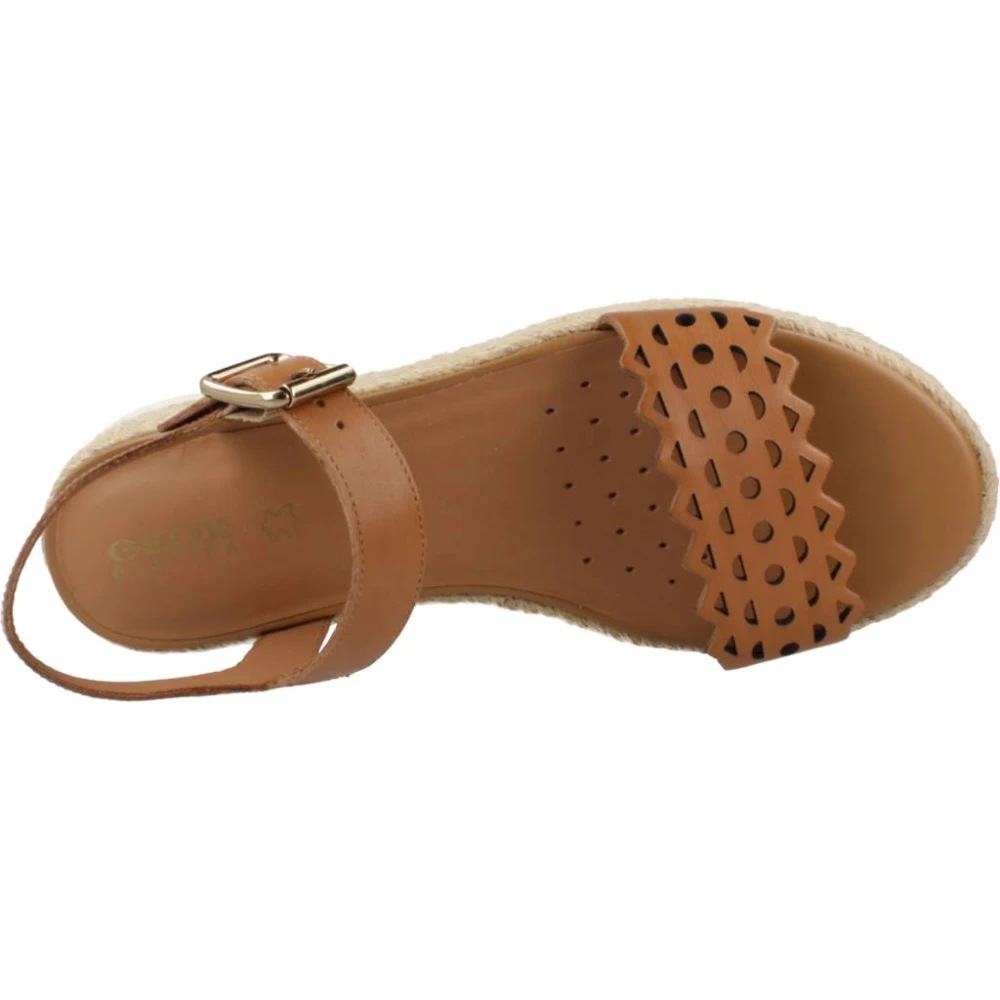 Geox Flat Sandals Brown Dames