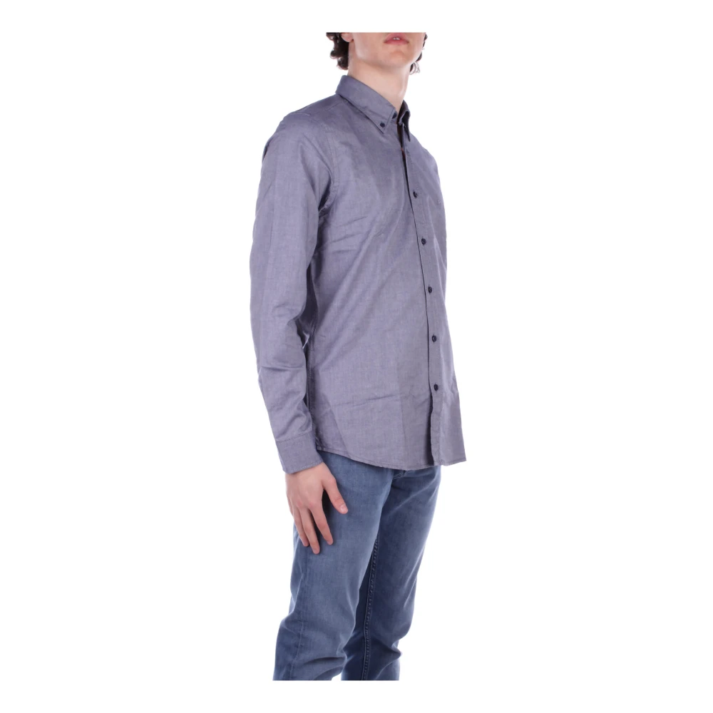 Hugo Boss Blauwe Front Button Shirt Blue Heren