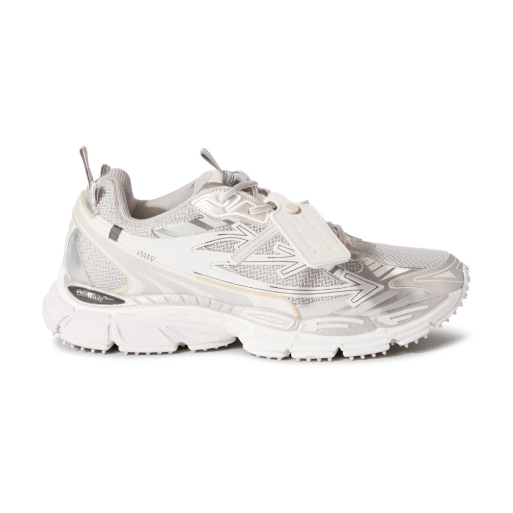 Off White Men's Gray/White Be Right Back Sneakers