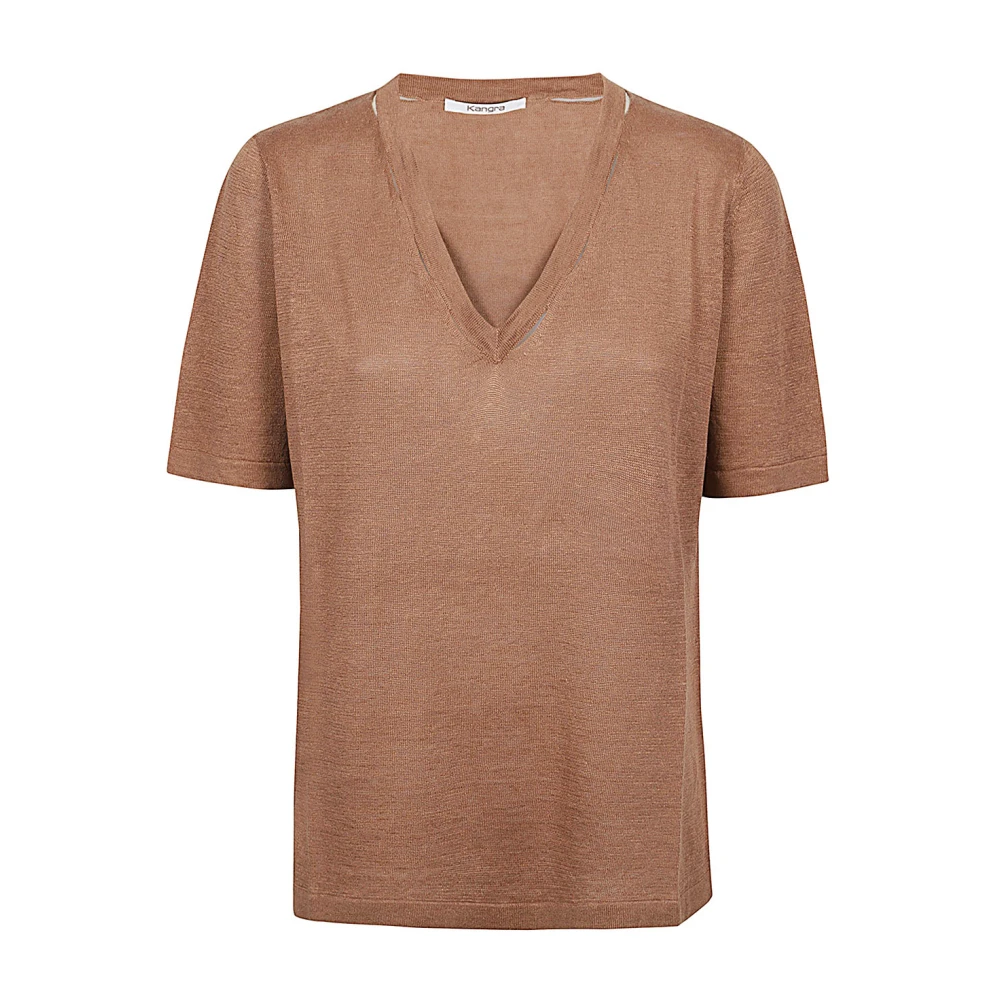 Knitwear > V-neck Knitwear - - Kangra - Modalova