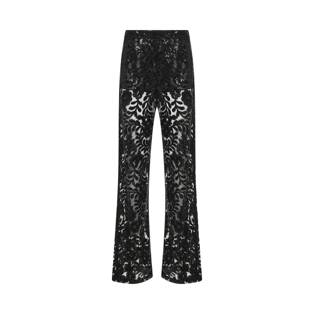 Golden Goose Women's Black Rtw... - Wide Trousers - M - Trousers