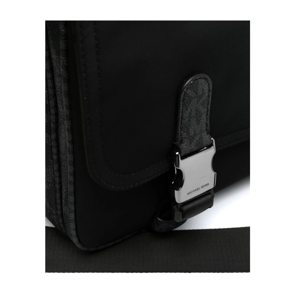 Michael Kors Handige Flap Messenger Tas Black Heren
