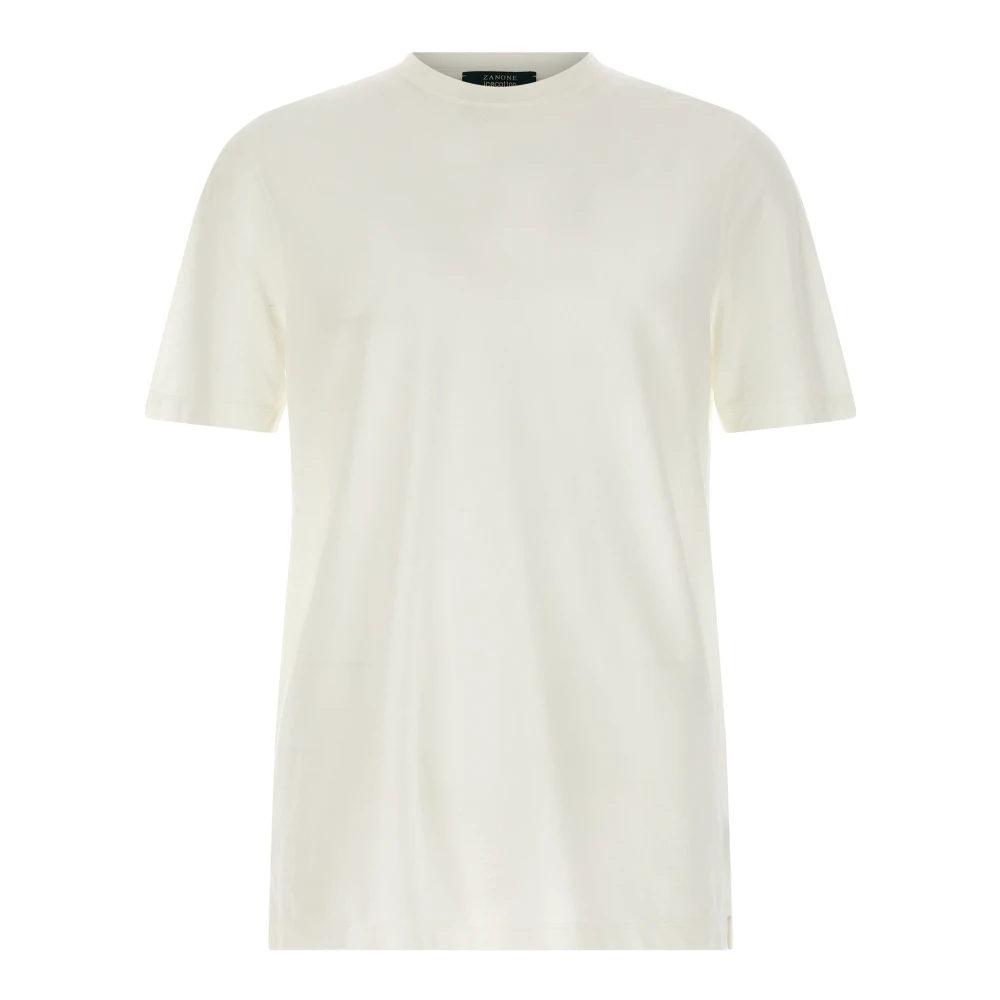 Zanone Men's White Ice Cotton T-Shirt - T-Shirts - Xl - Tops